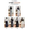 Gray scimitar sweatpants women's autumn new straight narrow wide-leg pants banana small casual sweatpants