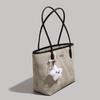 Simple Commuter Tote Bag for Women 2025 New Trendy Large-capacity Bento Bag for Students In Class Underarm Tote Bag