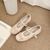 Cute Lady Style Elegant Soft Sole Not Tired Feet Mary Jane Shoes Spring and Summer New Gentle Temperament Ballet Evening Shoes