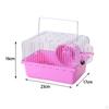 Hamster Cage Small Dish Supplies Feeding with water Bottle Accessories Toys Carry Case
