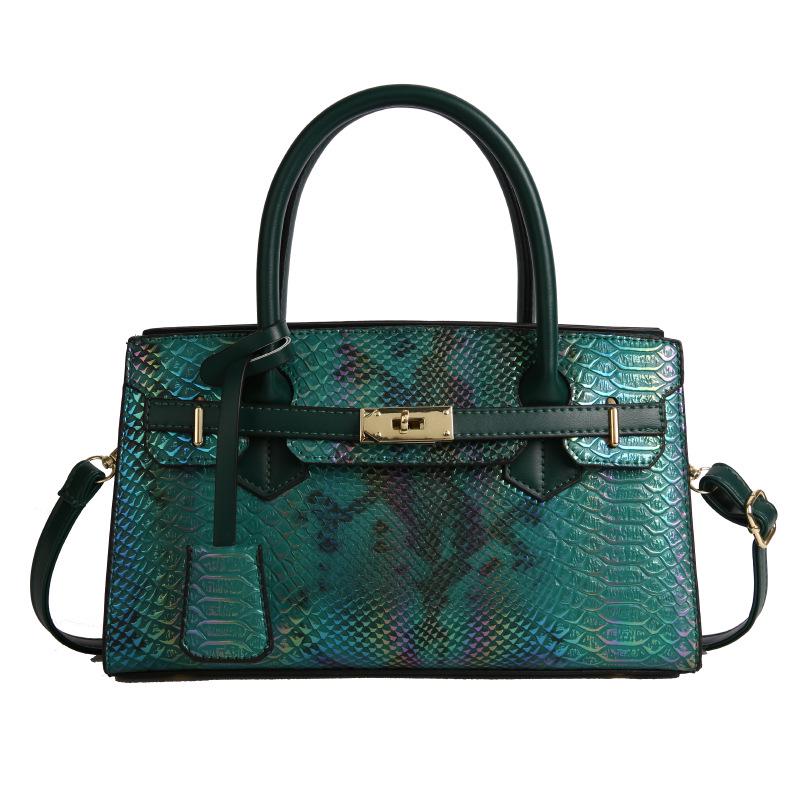 Women's 2025 Crocodile & Leopard Pattern Crossbody Shoulder Handbag