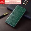 Etui ze skóry krokodyla do OPPO Find X8 X7 X6 X5 X4 X3 X2 X Pro Lite Neo Ultra z magnetycznym zamknięciem portfel