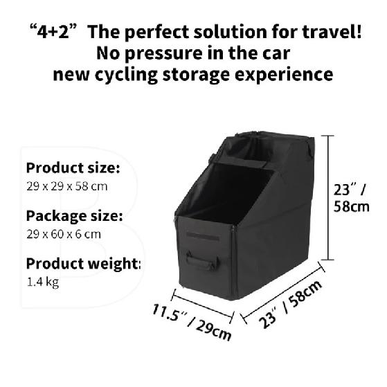 Portable Folding Bike Storage Box For Brompton Bike Storage Dustproof Box Waterproof Car Trunk Transport Storage Dustproo Box
