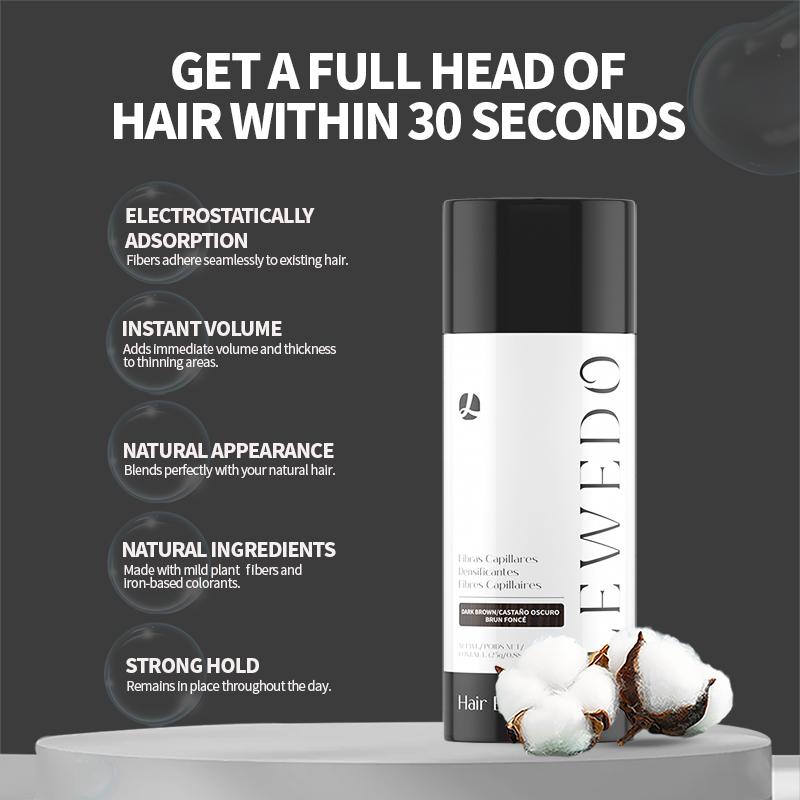 Hair Fibers Regrowth Powders Hair Building Fiber Blender Conceal Styling Fiber Professional Hair Treatment Unisex Hair Loss Products