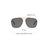 Tom Ford Metal Pilot Sunglasses With Thin Frame Men sunglasses Gold FT069330A