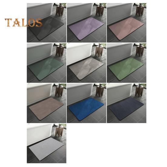 Χαλάκι δαπέδου μπάνιου Γρήγορη Απορροφητική Γρήγορη Στεγνωτική Λάσπη Διατόμων Αντιολισθητική Στερεό Χρώμα Εύκολο στο καθάρισμα Μοκέτα κουζίνας νιπτήρα ντους μπάνιου πολλαπλών χρήσεων