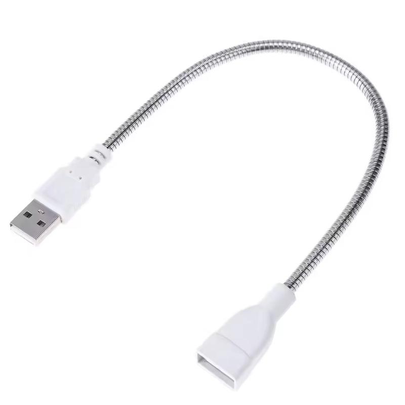 Usb Extension Cable Led Light Fan Power Supply Adapter Male To Female Cable Flexible Metal Hose Cord M20