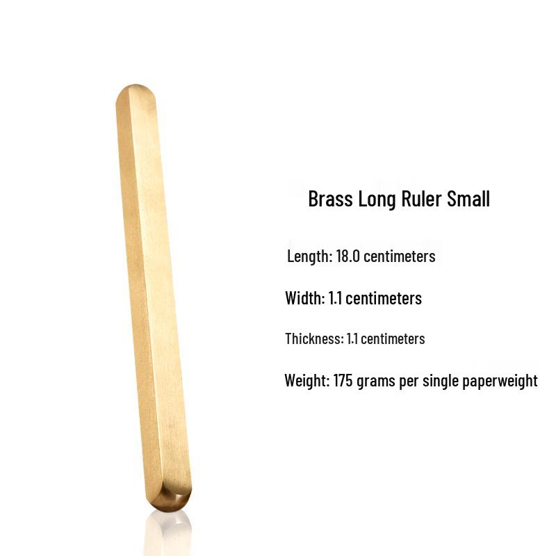 

Meilin Han Guang Латунний Прес-папір та Лінійка для Каліграфії - Прикраса-Стрижень з Суцільного Металу