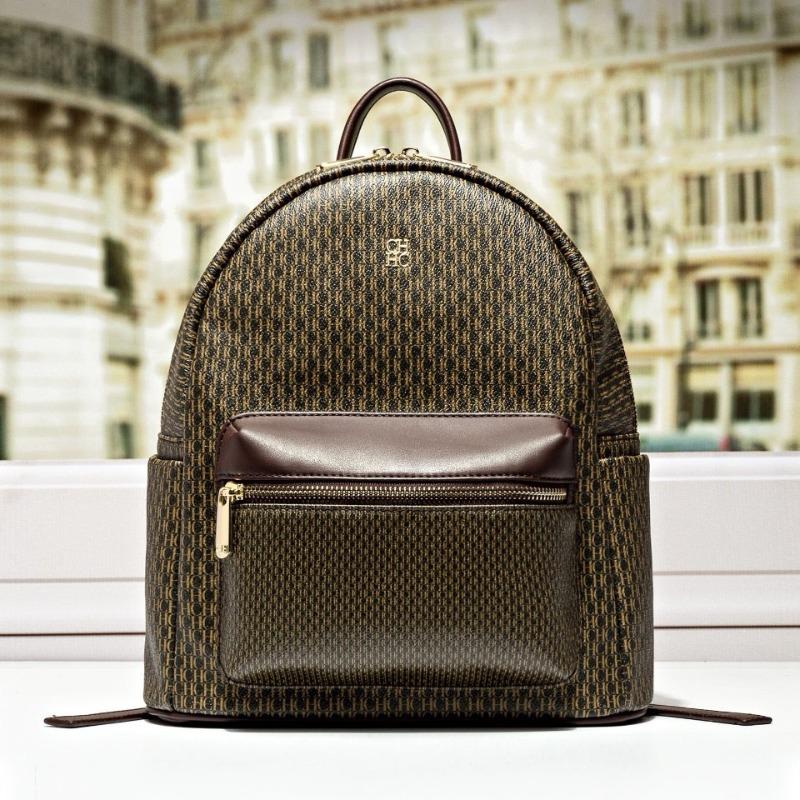 

New true texture backpack high value anti splash commuter leisure bag women length 29cm, width 14cm, height 31cm