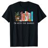 I'm with The Banned Books I Read Banned Books Lovers T-Shirt Avid Reader Clothes Librarian Graphic Tee Tops Life Style Gifts
