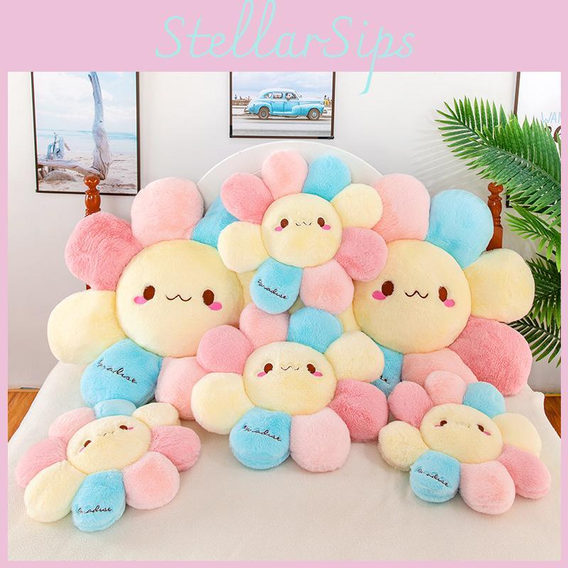 New Plush Daisy Cushion Pillow Soft Toy For Office Relaxation And Car Support