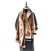 Autumn and winter new carriage scarf femininity versatile scarf double-sided imitation cashmere high-end warm shawl long scarf