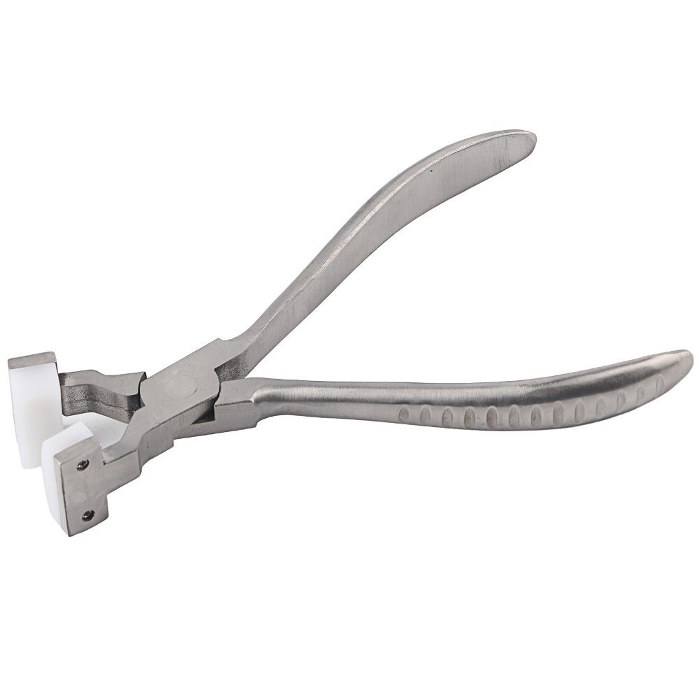 Curved Plier Bending Plier Leverage Design Nylon Jaws Plier Forming Spring Optical Optician