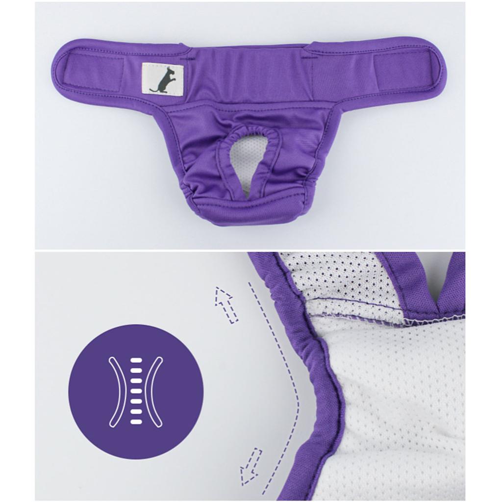 Újrafelhasználható Lányok Kisállat Kutya Pelenka Pelenkák Tartós Menstruációs Higiénés Pelenka Kisállat S-2XL Fiziológiai Nadrág Higiénikusan