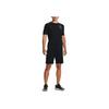 Under Armour Decode The Game American Vintage Pattern Printed Sports Short Sleeve T-Shirt Men Tops Black 1367868-001