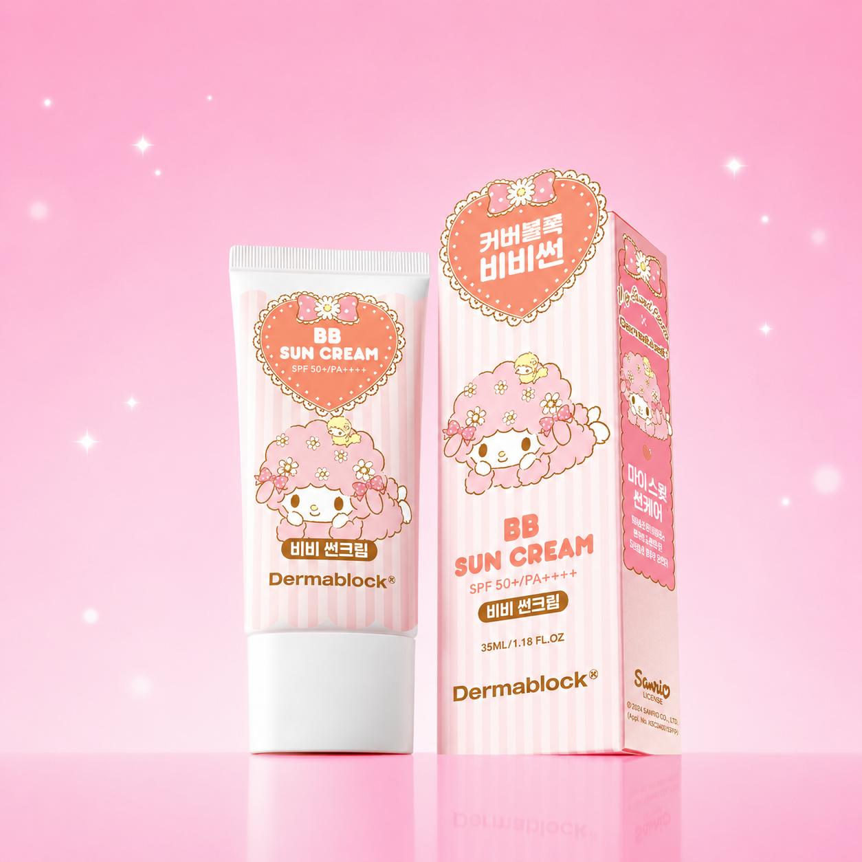 Derma Block BB Солнцезащитный крем SPF50+ PA++++ 35 мл My Sweet Piano Edition – BB Солнцезащитный крем с УФ-защитой и Натуральным Покрытием