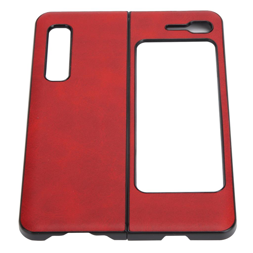 Mobile Phone Cases Shockproof Phone Leather Cover Shell for Samsung Galaxy Z Fold 1  W20Red
