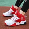 Boys shoes 2025 autumn and winter new children's sports shoes boys color middle and older children's shoes basketball shoes waterproof leather surface
