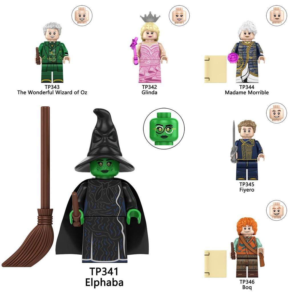 Glinda Elphaba Wicked Assembly Toy With Plastic Blocks And Particles Small
