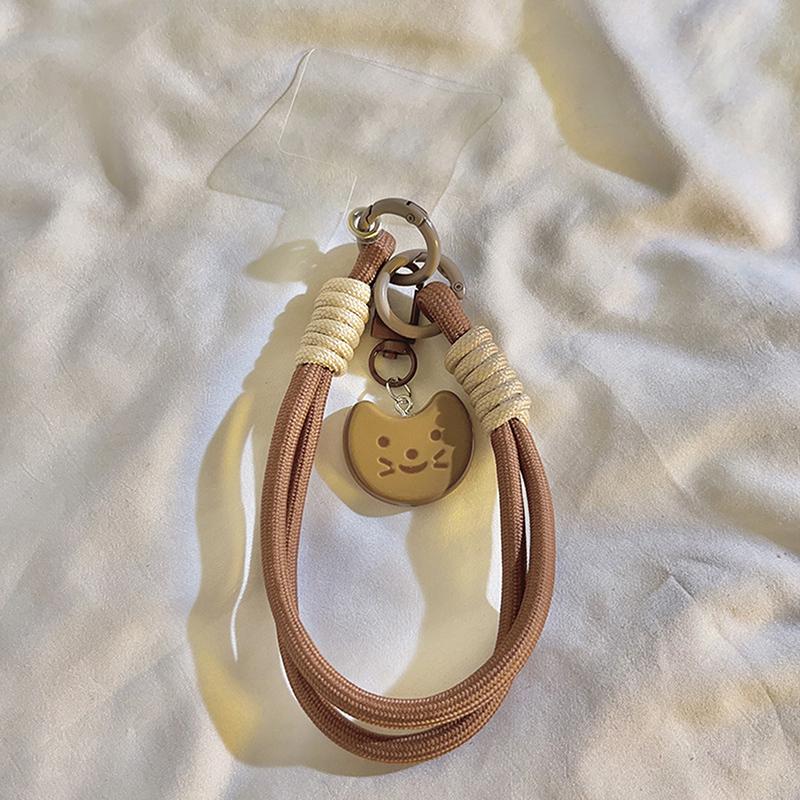 

Креативний плетений шнурок для ключів для чохла для телефону Жіночий анти-загублений вузол Мотузковий ремінь Автомобільні брелоки Аксесуари своїми руками Брелок