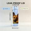 1PC German Shepherd Sit Pose 750ml Color Plastic Sports Water Bottle Leakproof Flip Straw Lid Suitable for Sports Office Home Use