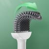 Toilet brush for bathroom, toilet, precise, rubber, hanging, container, handle