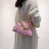 Autumn and Winter New Sequined Banquet Mobile Phone Shoulder Messenger Bag High-end Fashion Atmospheric Women's Bag