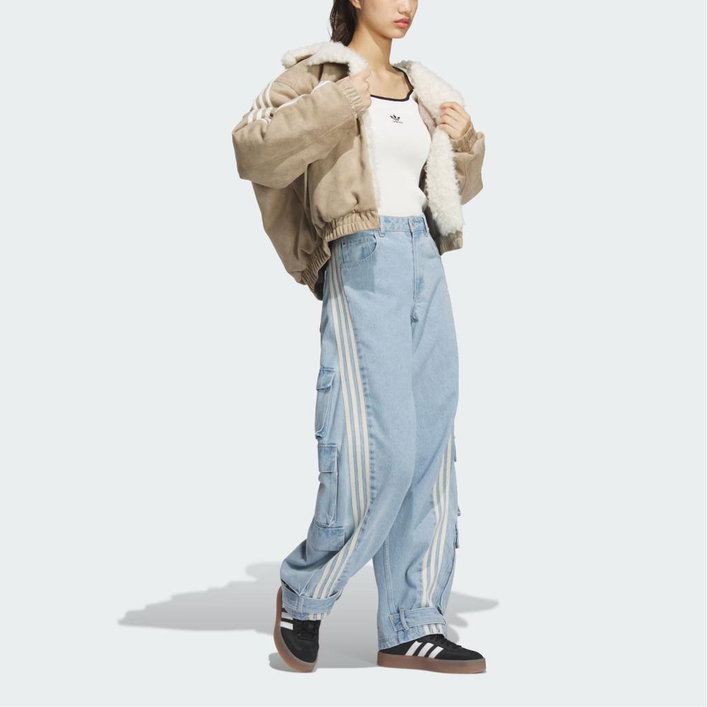 adidas Originals RETRO Puffer Jacket Women's Shadow Khaki Brown JL8439