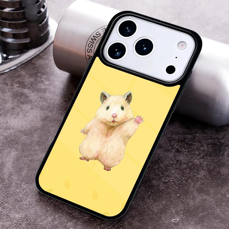 Hamster Art Phone Case for iPhone 17 16 15 Pro Max Air 14 13 12 11 Plus Shockproof Cover