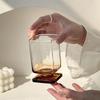 Glass cup for home use, high-end appearance, niche design, whiskey cup, beverage, cocktail cup