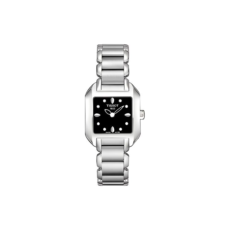 

Tissot Quartz Movement 30M Water Resistant Watch Black Dial Women watches T02.1.285.54 Black Dial