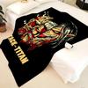 Anime A-Attack o-on T-Titan Throw Flannel Blanket, Soft Warm, Durable & Washable cute Cool
