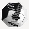 1PC Custom Name Guitar Art Automatic Folding Umbrella Compact Travel Umbrella for Men & Women, Ideal Gift for Christmas, Birthdays, Halloween