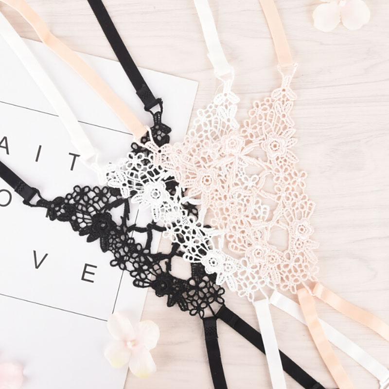Sexy Butterfly Lace Back Cross Underwear Straps Buckle Slip Back Bra Straps