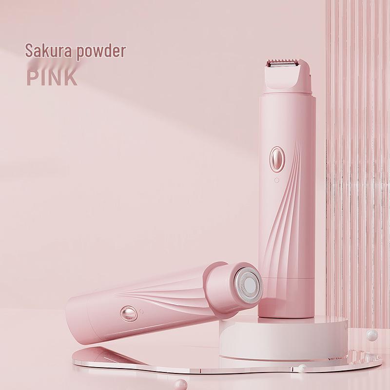 

Портативная мини-электробритва с беспроводной зарядкой и двойной головкой для женщин