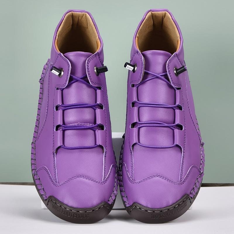 

Large Size New Sports Shoes Suitable Handmade Casual Shoes Design Thick Soled Sports Shoes Breathable Flat Shoes Driving Shoes 44 фиолетовый