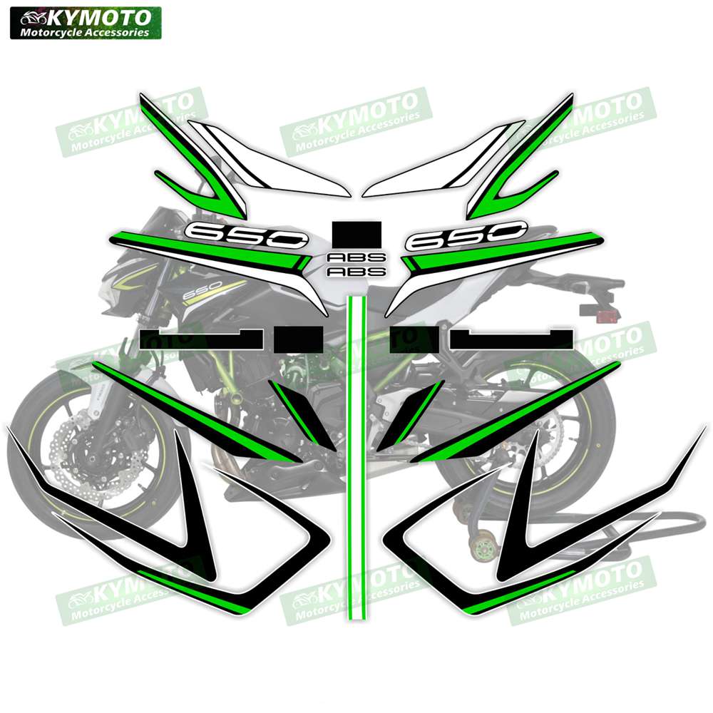 For Z650 ER650 Z 650 ER 650 motorcycle accessories stickers fairing decals modified full vehicle protection kit decoration