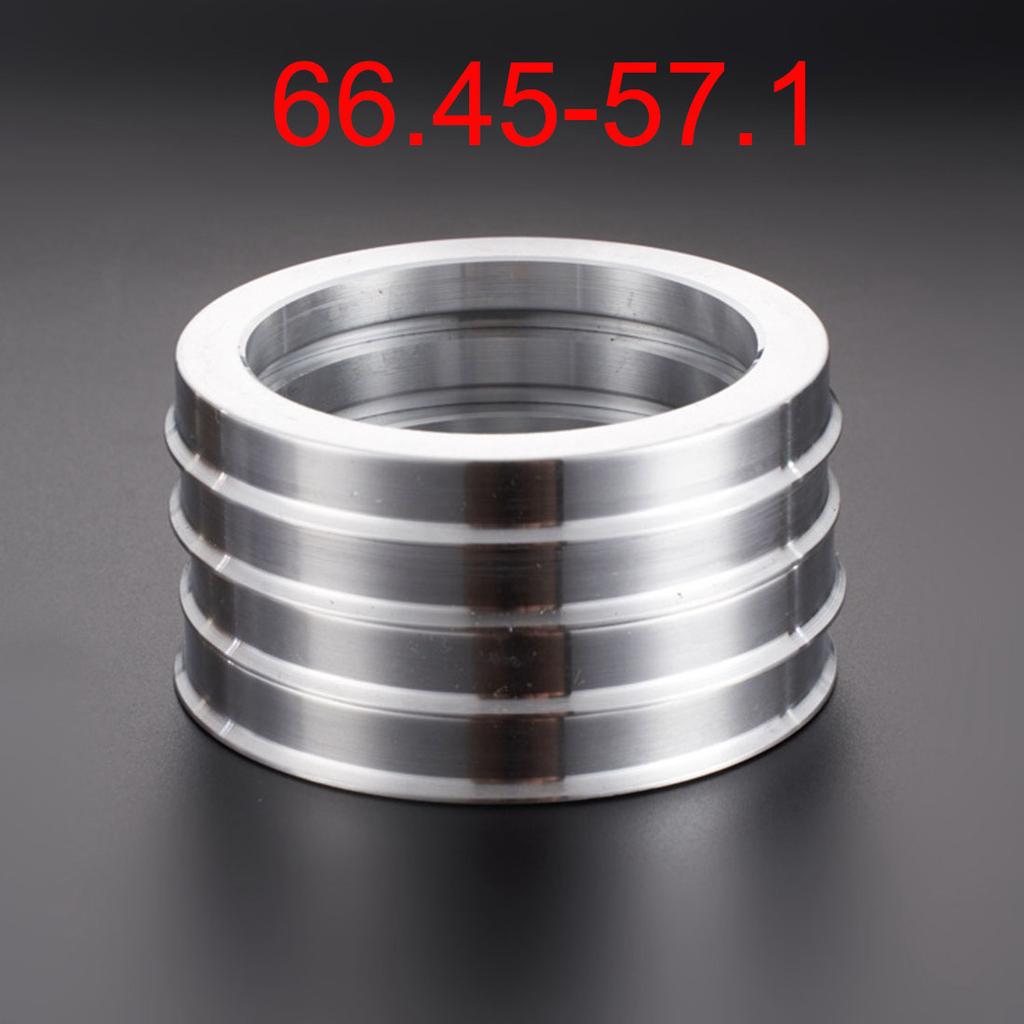 4pcs Car Aluminum Alloy Wheel Hub Centric Rings center Bore 60.1-56.1/66.6-57.1/66.1-64.1/67.1-57.1/73.1-57.1/73.1-60.1