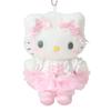 Sanrio Hello Kitty Mascot Holder (White Cat Ballerina) 413542