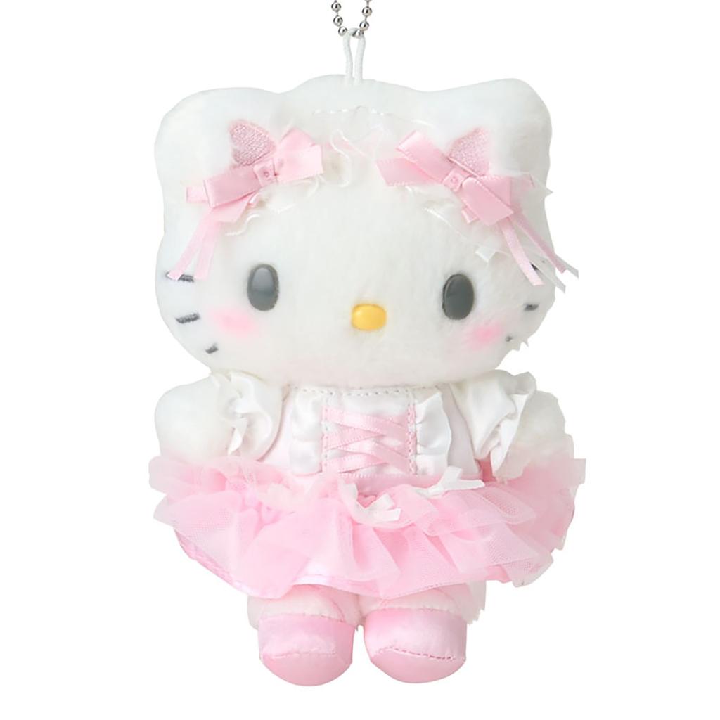 Sanrio Hello Kitty Mascot Holder (White Cat Ballerina) 413542
