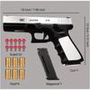 Black Glock Automatic Shell Ejection Soft Bullet Toy Gun G18 Airsoft Pistol Armas Children CS Shooting Weapons Gun Toy for Boys