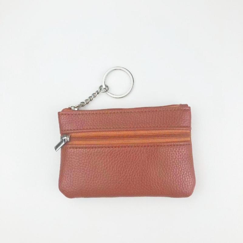 New PU Leather Coin Purses Women's Small Change Money Bags Pocket Wallets Key Holder Case Mini Functional  Zipper Card Wallet
