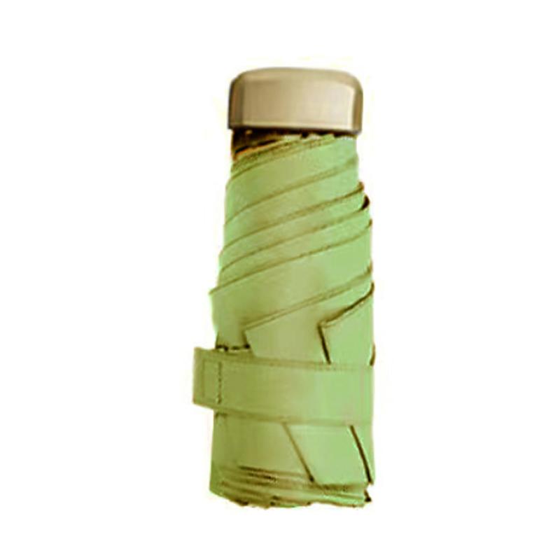 Mini Folding Umbrella 6-Folding Anti UV Portable Parasoles Lightweight Pocket Sun Shade Rain Umbrella for Women