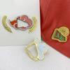 Metal Hat Pin Elegant Enamel Brooch Creative Decoration Pins Personalized Pin for Hats and Jackets Clothing Decorations