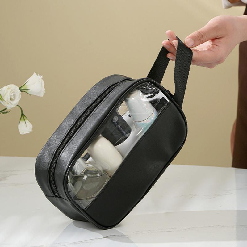 Portable Travel Cosmetic Bag Women Transparent Makeup Bag Large-Capacity Bath Wash Bags Multifunction Waterproof Storage Case