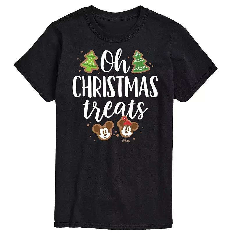S Mickey Minnie Mouse Oh Christmas Treats Black Tshirt S