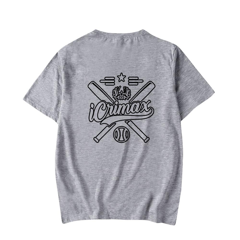 Grappig Icrimax T-shirt Cool Heren T-shirt O-hals Casual Unisex Streetwear Letterprint Mode T-shirt Camisetas Ropa Hombre