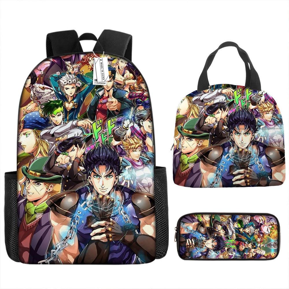 Premium Unique Distinctif Cool Style Mécanique Motif 3D 3 pièces/Ensemble élève Cartables Quotidien Sac pour Ordinateur Portable Rucksack Sac à Lunch Trousse à Crayons