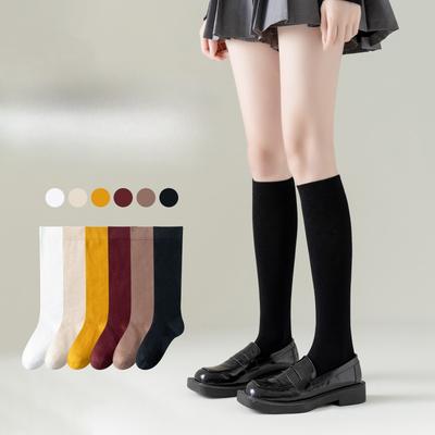 Calzini Lunghi in Cotone Sottili per Gambe Lunghe da Donna per Primavera e Autunno