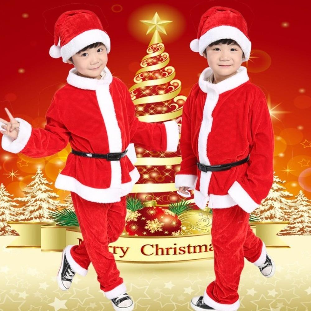 Classic Children Christmas Clothes New Year Xmas Suit Wear Cosplay Costume Set  Boys Girls Toddler